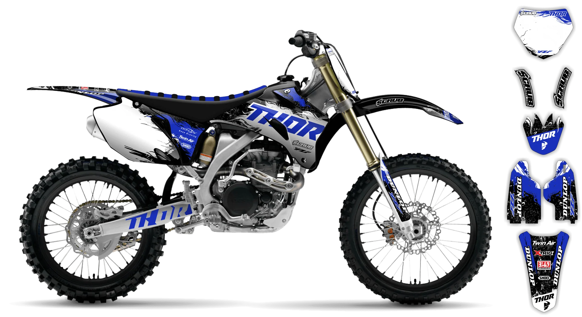 Graphics Kit - Yamaha - YZ450F - 2008-2009 - Sledge - LE