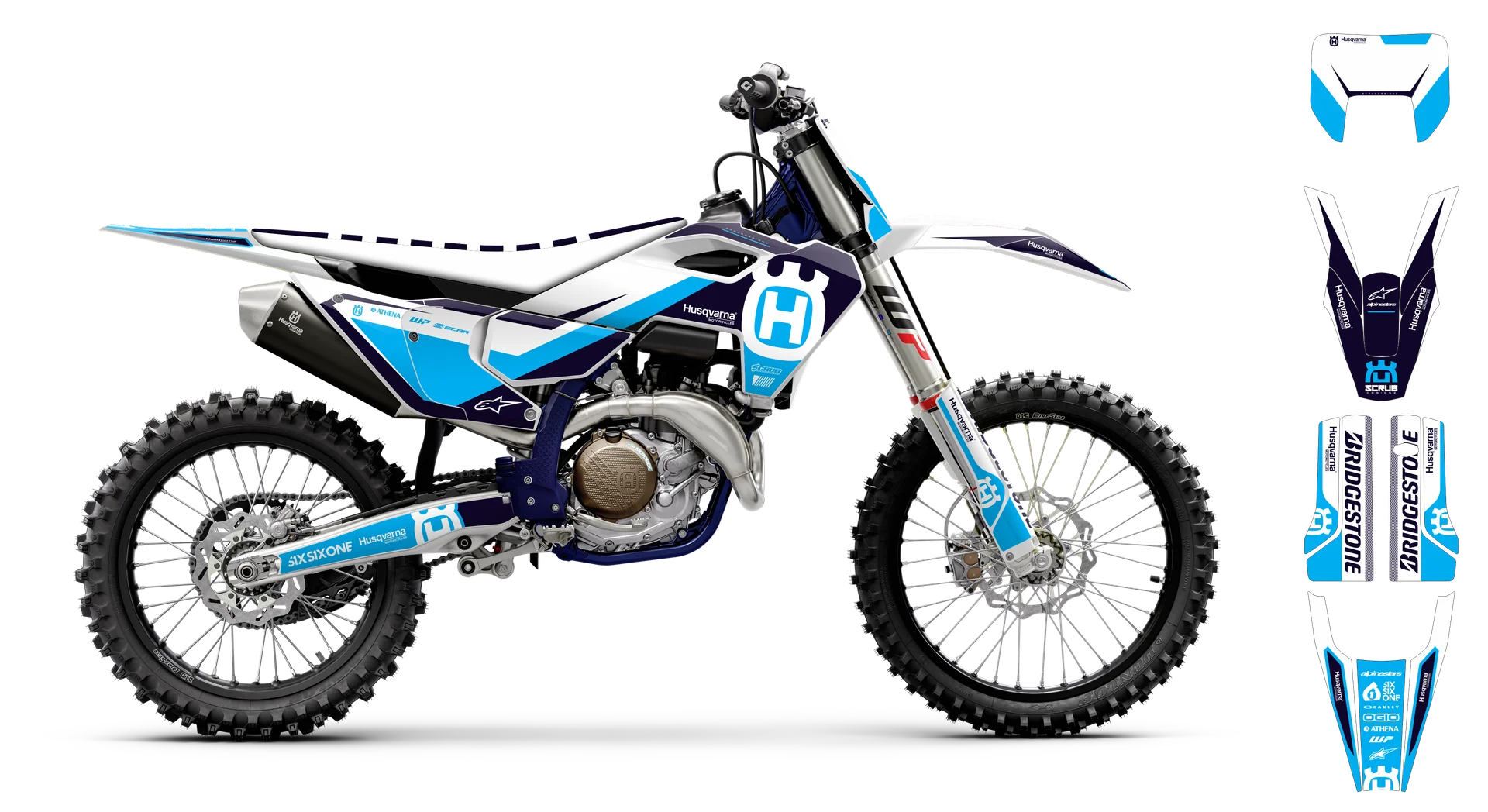 Graphics Kit - Husqvarna 14-> TE-FE Series - 2024 Heritage - H15 - R1