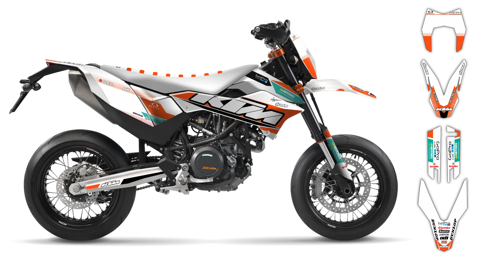 Graphics Kit - KTM - ENDURO 690R - 2012-2018 - K11 - R2