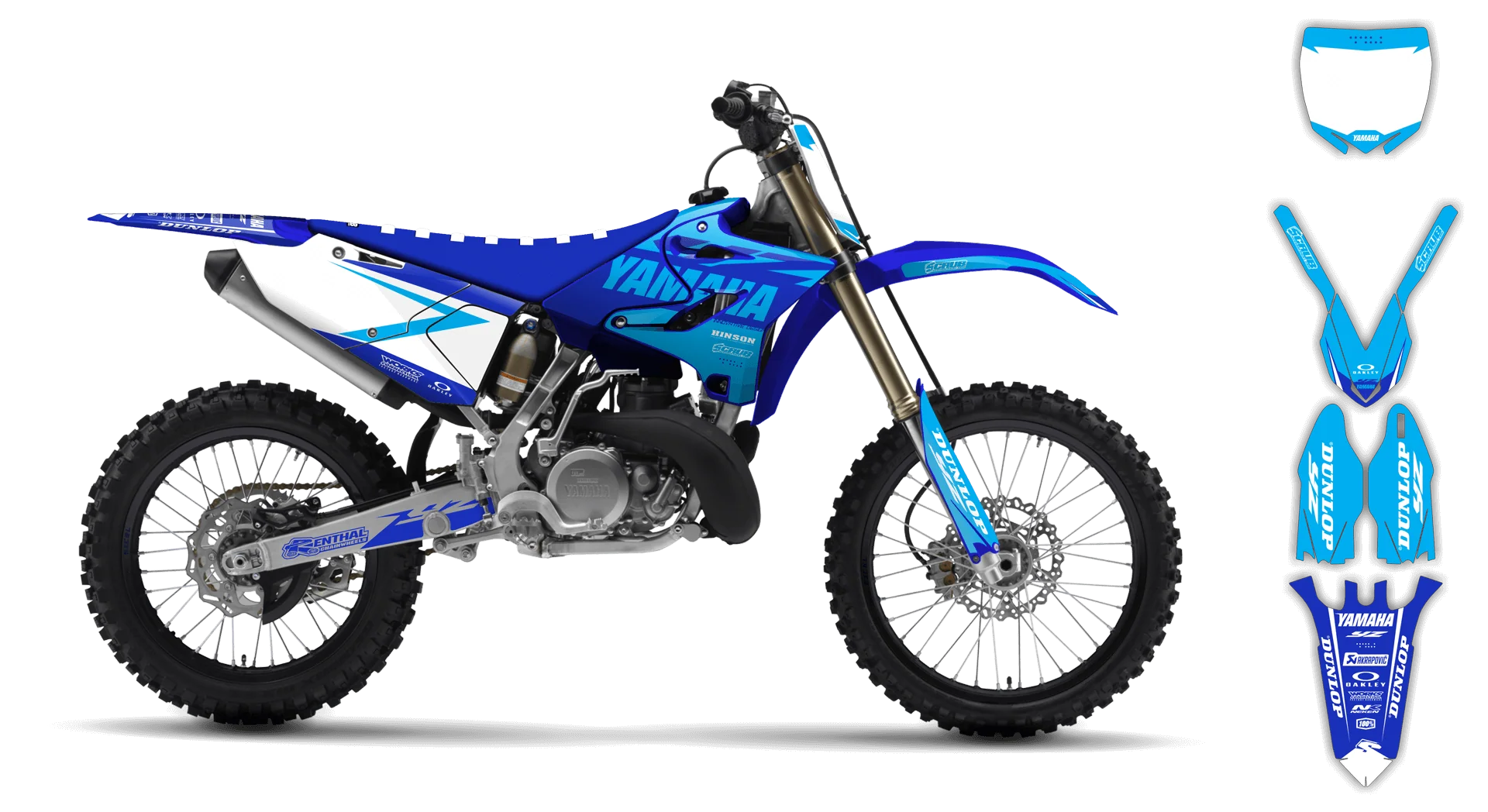 Graphics Kit - Yamaha - YZ 125 - 2015-2020 - Corgis - R2
