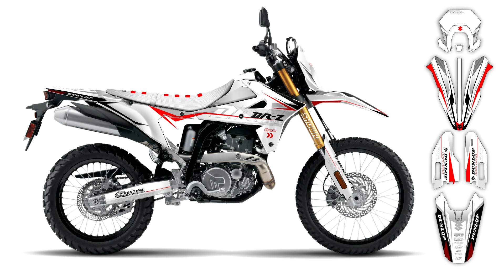 Graphics Kit - Suzuki - DR-Z4S Enduro - 2025-2026 - DRZ S5 - R2