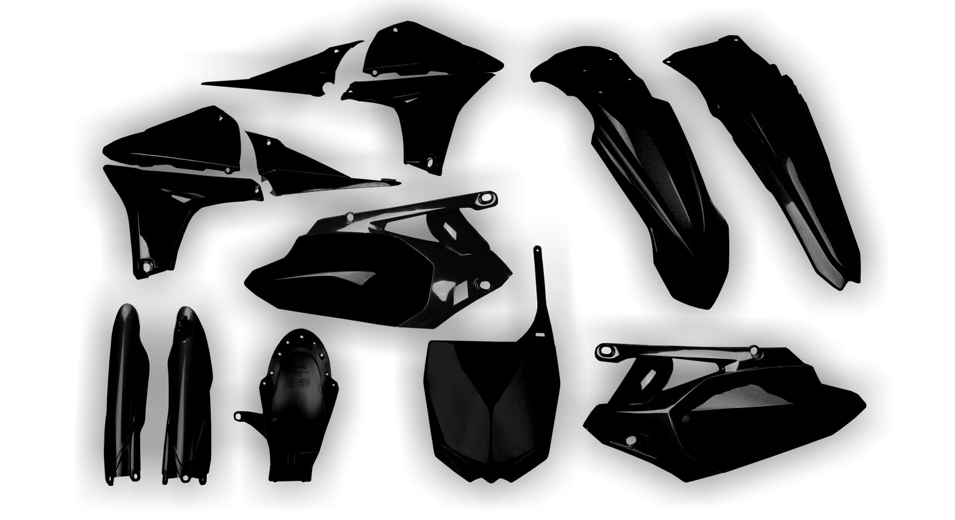 Plastics Kit - Yamaha - YZ450F - 2010-2013 - Full Kit - Black