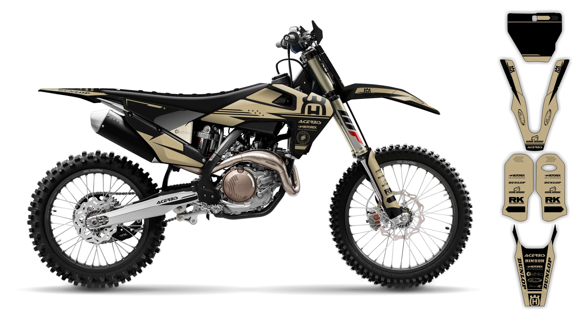 Graphics Kit - Husqvarna 14-> TC-FC-FX Series - 2019-2022 - H14 - ST