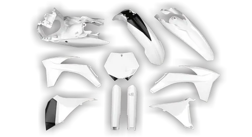 Plastics Kit - KTM - SX SX-F / XC XC-F - 2011-2012 - Full Kit - White