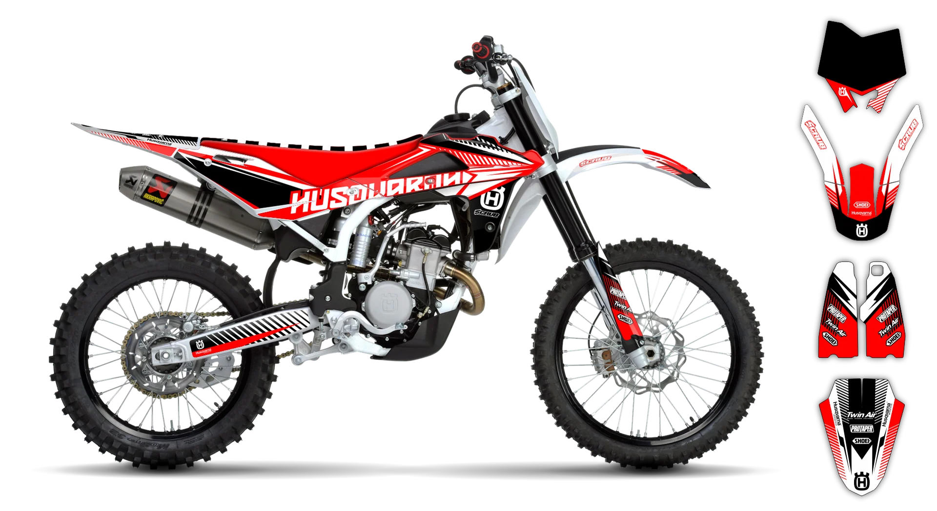 Graphics Kit - Husqvarna 05-13 - CR 50 - 2009-2013 - H-SE1078 - LE