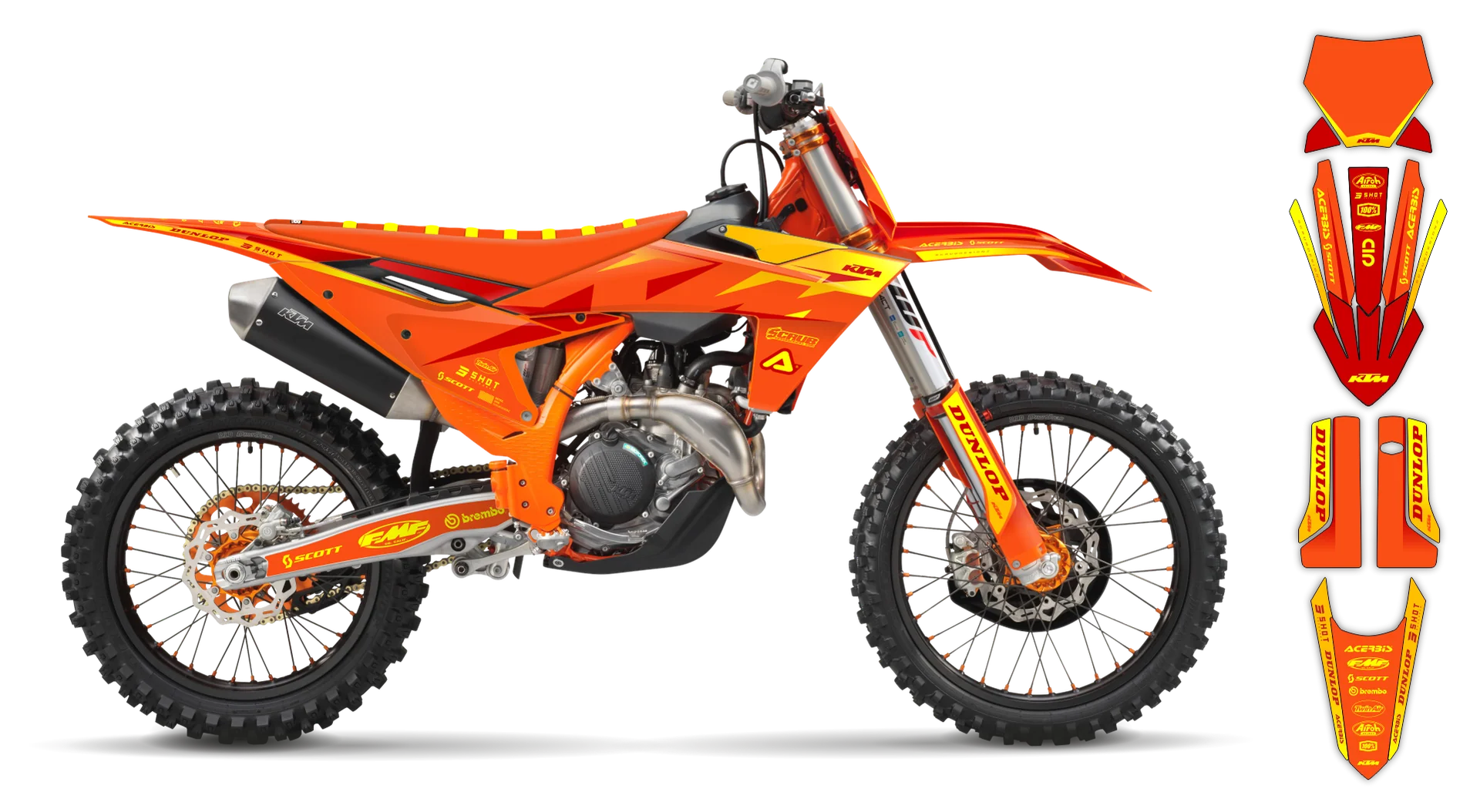 Graphics Kit - KTM - SMR Series - 2023-2024 - K19 - R1