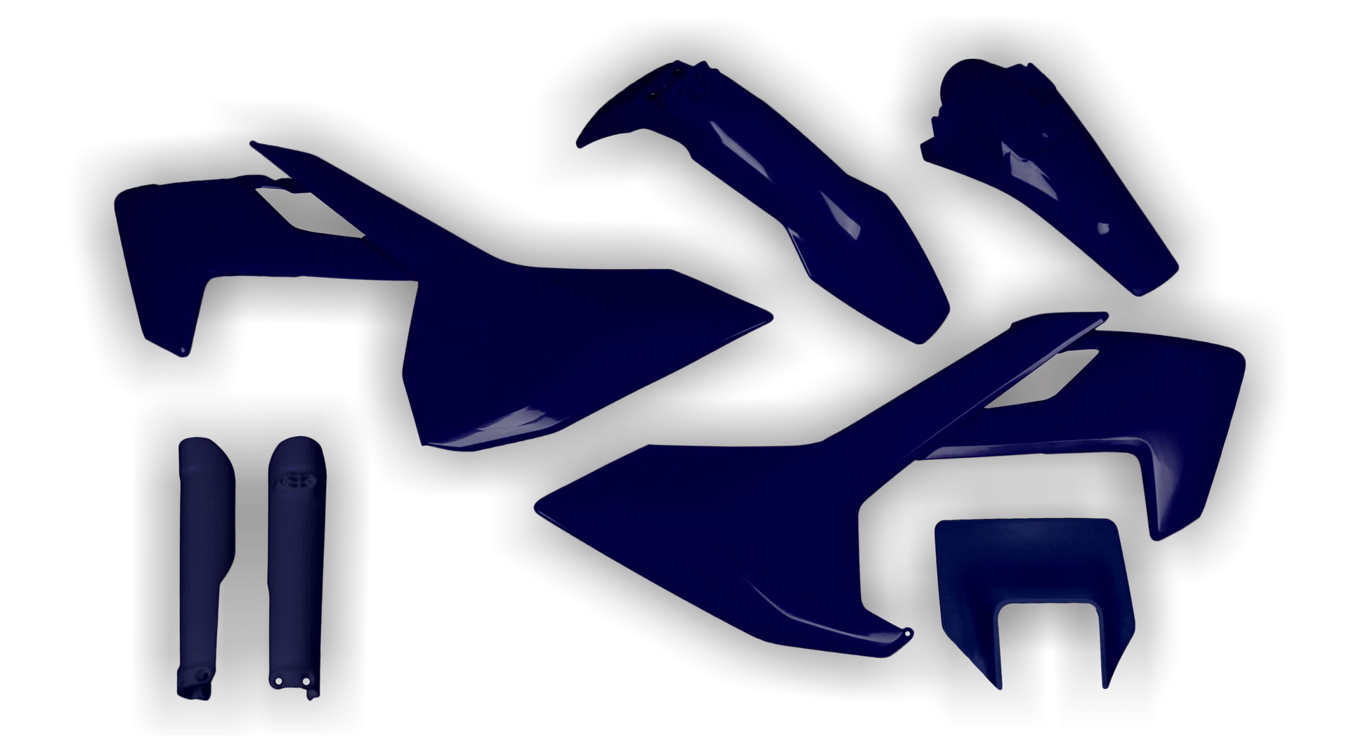 Plastics Kit - Husqvarna 14-> TX Series - TX 125 2017-2019 - Full Kit - Dark Blue