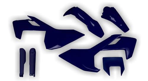 Plastics Kit - Husqvarna 14-> TX Series - TX 125 2017-2019 - Full Kit - Dark Blue