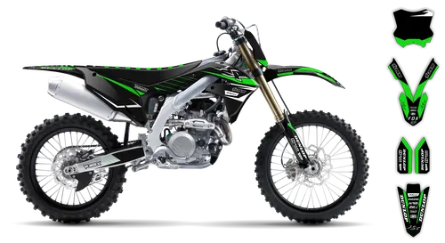 Graphics Kit - Kawasaki - KX 500 - 1989-1993 - SE1052 - ST