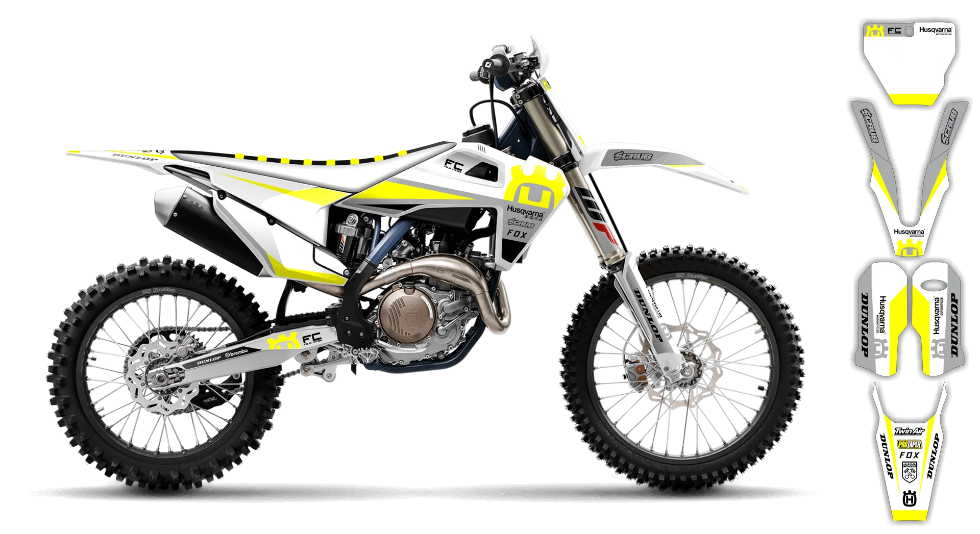 Graphics Kit - Husqvarna 14-> TC-FC-FX Series - 2019-2022 - H7 - R3