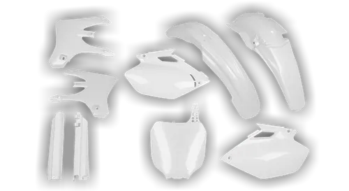 Plastics Kit - Yamaha - YZ450F - 2003-2004 - Full Kit - White