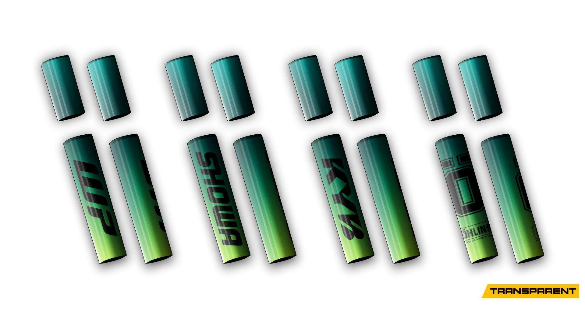 4 PCS Forks Set - Transparent - Sacramento