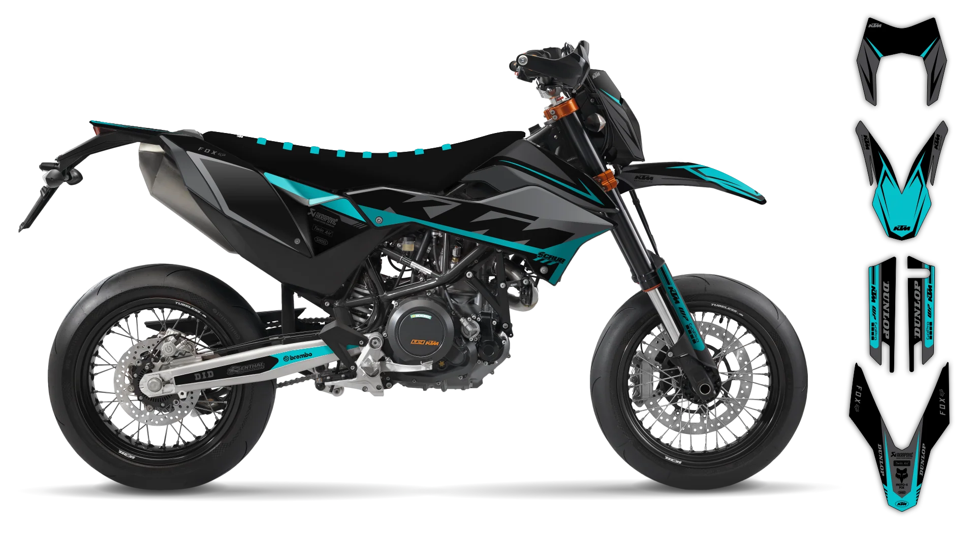 Graphics Kit - KTM - ENDURO 690R - 2012-2018 - K-SE1103 - R4