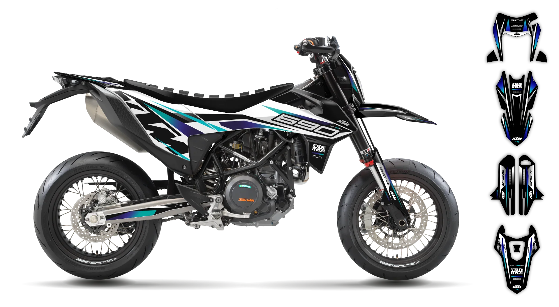 Graphics Kit - KTM - ENDURO 690R - 2019-2024 - K-SE1127 - R2